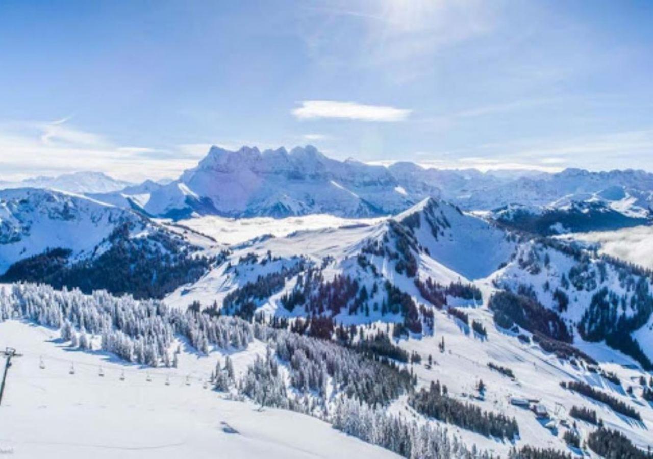 Hotel Des Portes Du Soleil Les Crosets Exterior foto